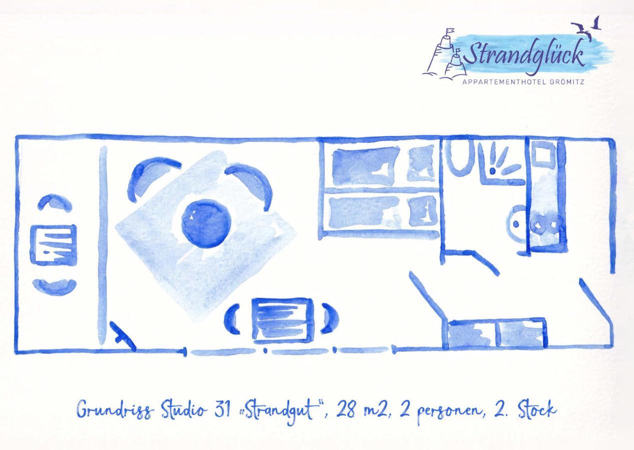 Studio 31 "Strandgut" Appartement Grömitz Buitenkant foto